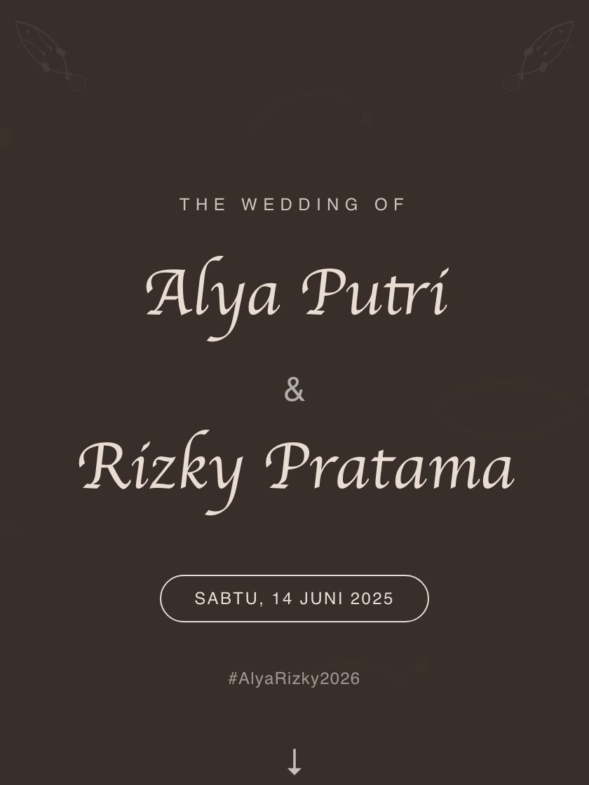 Timeless Vow wedding invitation preview