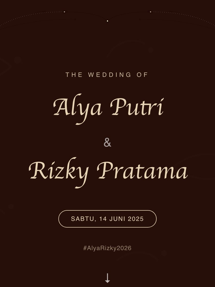 Sacred Promise wedding invitation preview